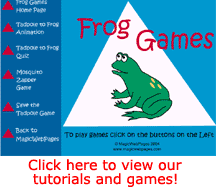 Frog Games - Flash Web Sites Tutorials Games