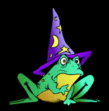 Frog Wizard Logo - Web Site Design